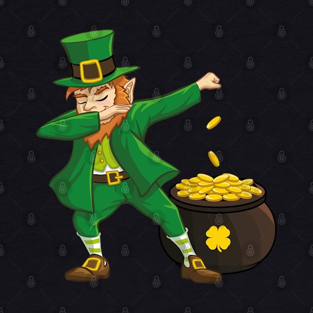 Dabbing Leprechaun St. Patricks Day by trendingoriginals